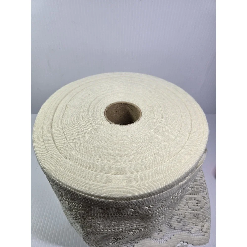 6.5 Inch Wide Bulk Lace Roll, MANY yards, Weights 2.5lbs, 10in Roll, 31in Around